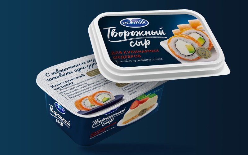 Творожный сыр Ecomilk