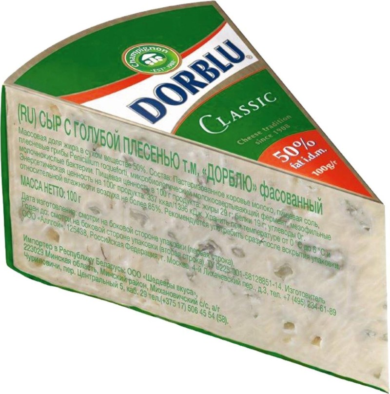 Сыр с голубой плесенью дор Блю