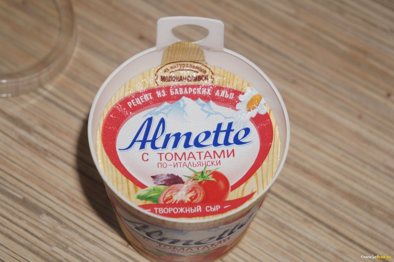 Сыр творожный сливочный Альметте Хохланд