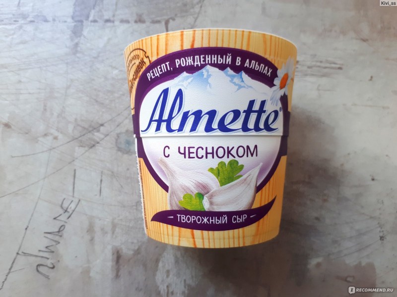 Сыр творожный "Альметте" легкий 150г