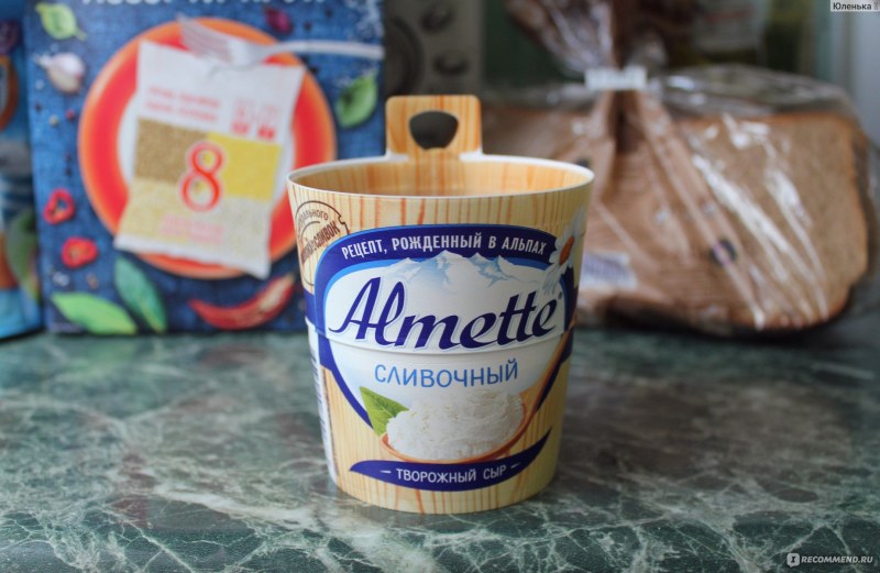 Творожный сыр Альметте легкий