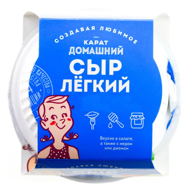 Сыр радость вкуса топлёное молочко 45%