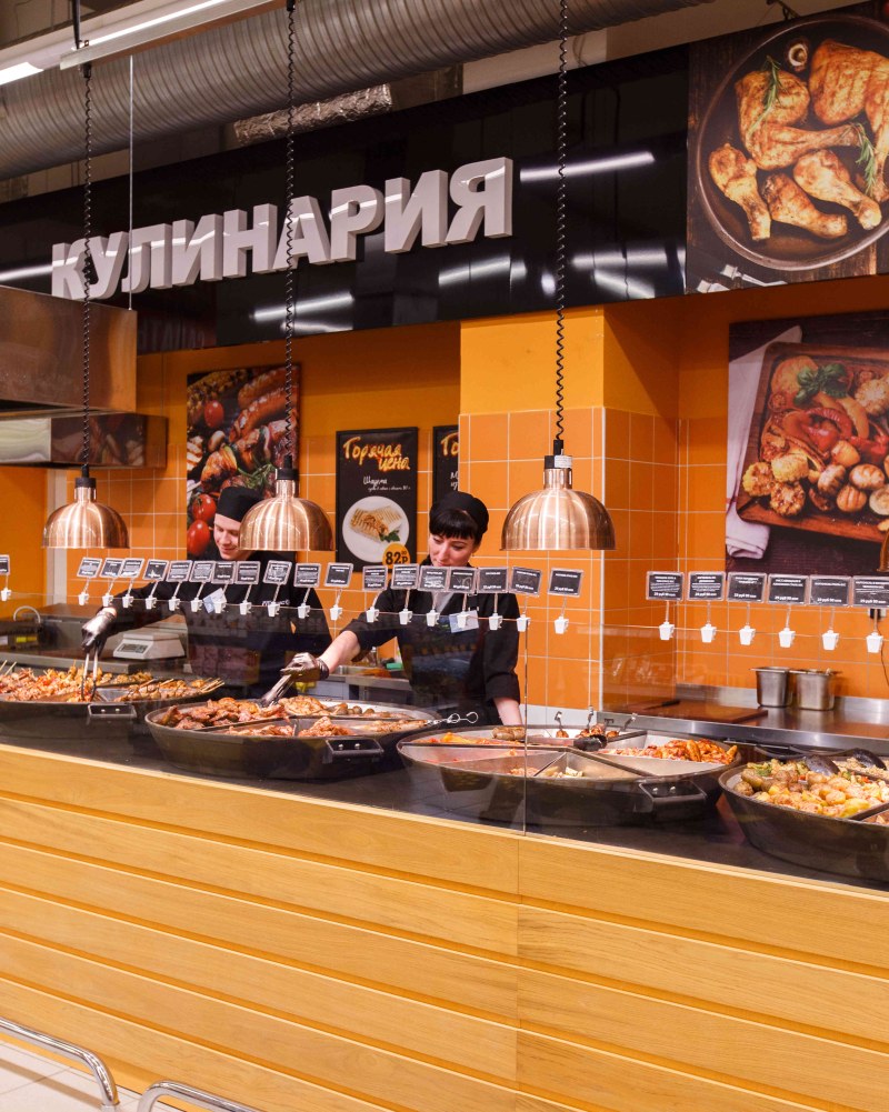 Готовые салаты в магазинах в упаковках
