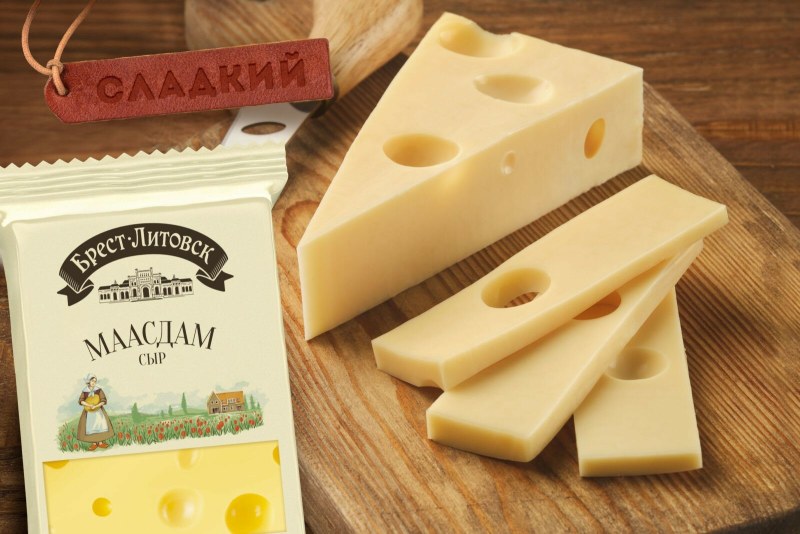 Сыр Schonfeld Маасдам нарезка 45% 125 г