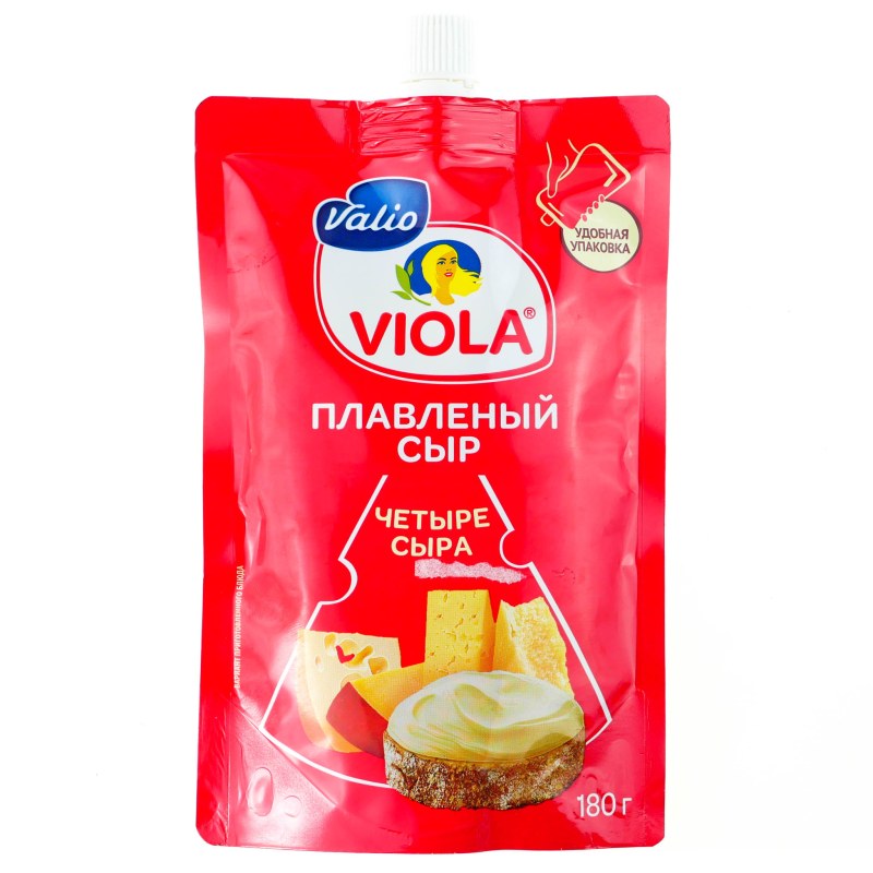 Сыр плавленный четыре сыра Виола 180г