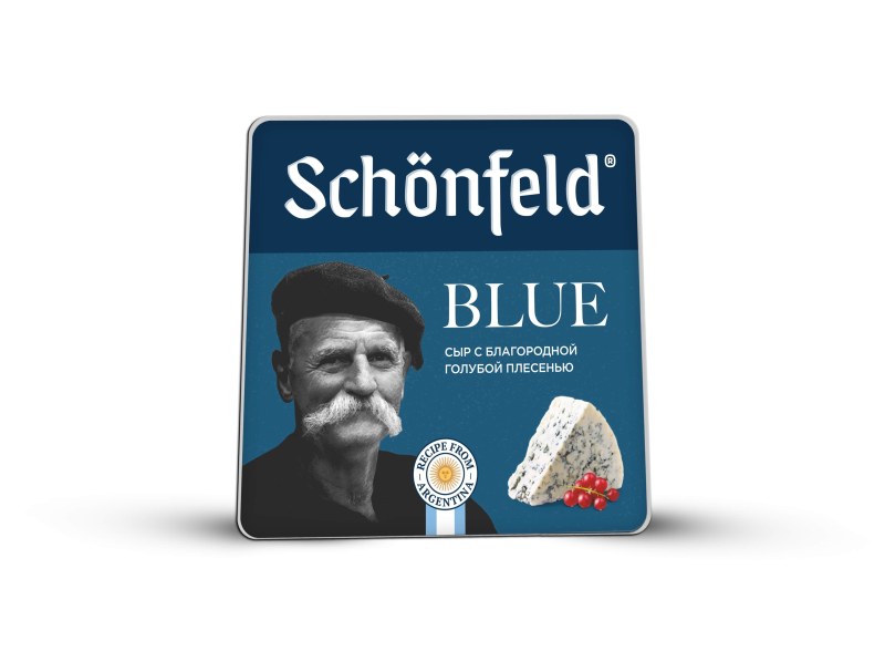 Сыр Schonfeld Blue мягкий с голубой плесенью 54%