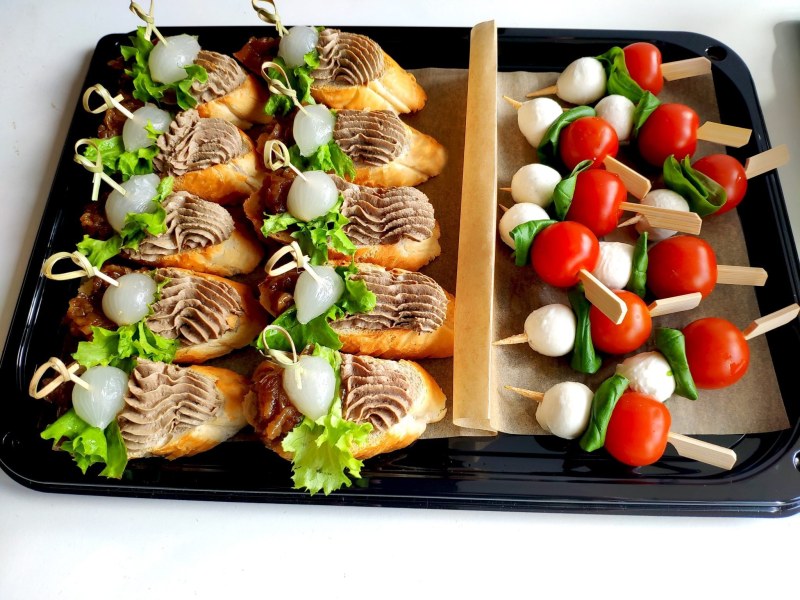 Порционные закуски для фуршета