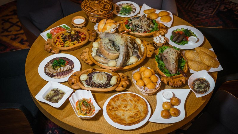 Казахский дастархан