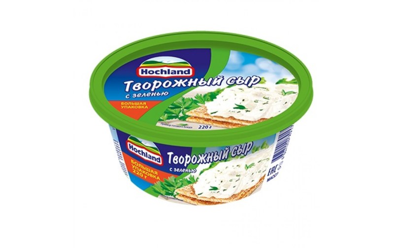 Сыр творожный Хохланд сливочный 140г