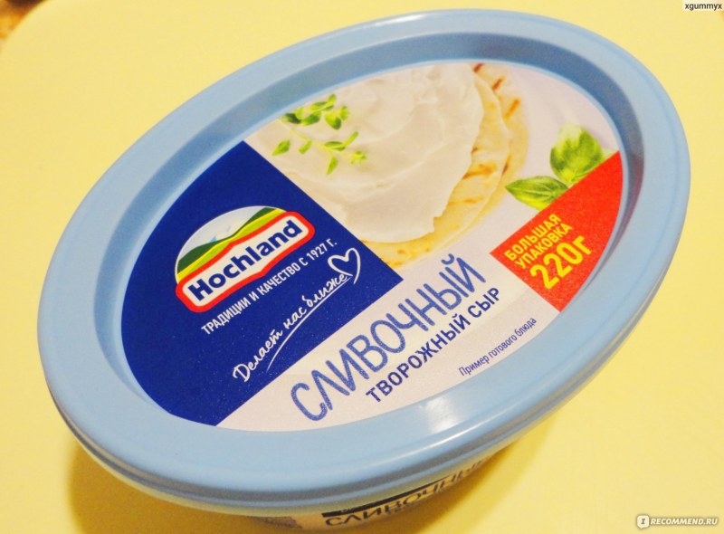 Hochland творожный сыр 400 гр