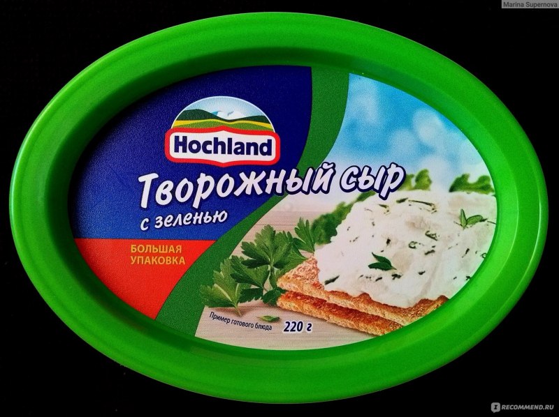 Сыр творожный Hochland сливочный, 140 г
