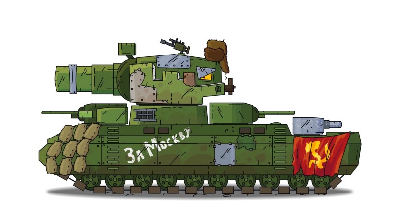 Т-35 танк Геранд сбоку