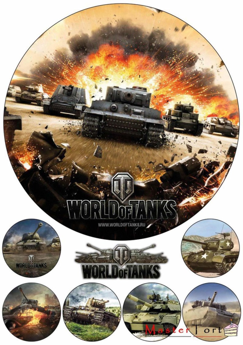 Сахарная печать World of Tanks