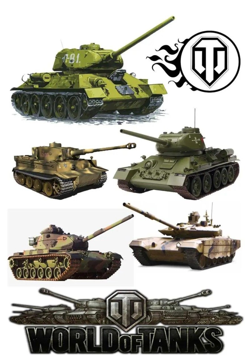 Танк сахарная печать