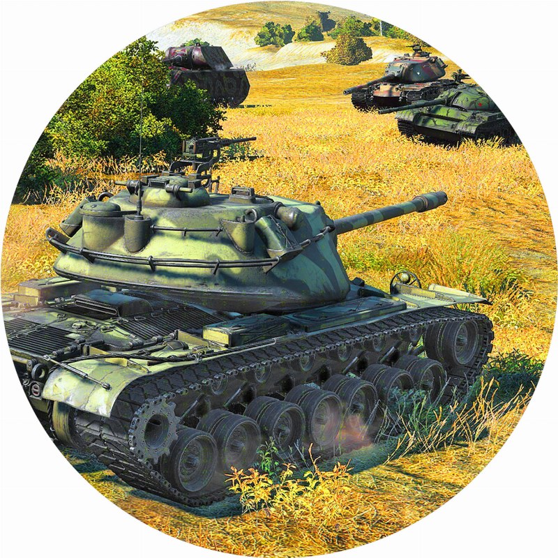 Танк вафельная печать