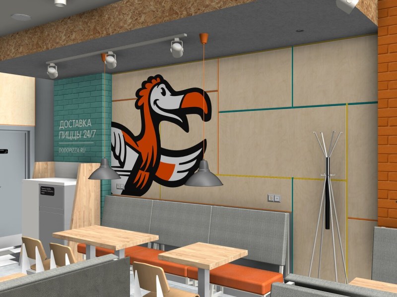 Dodopizza интерьер