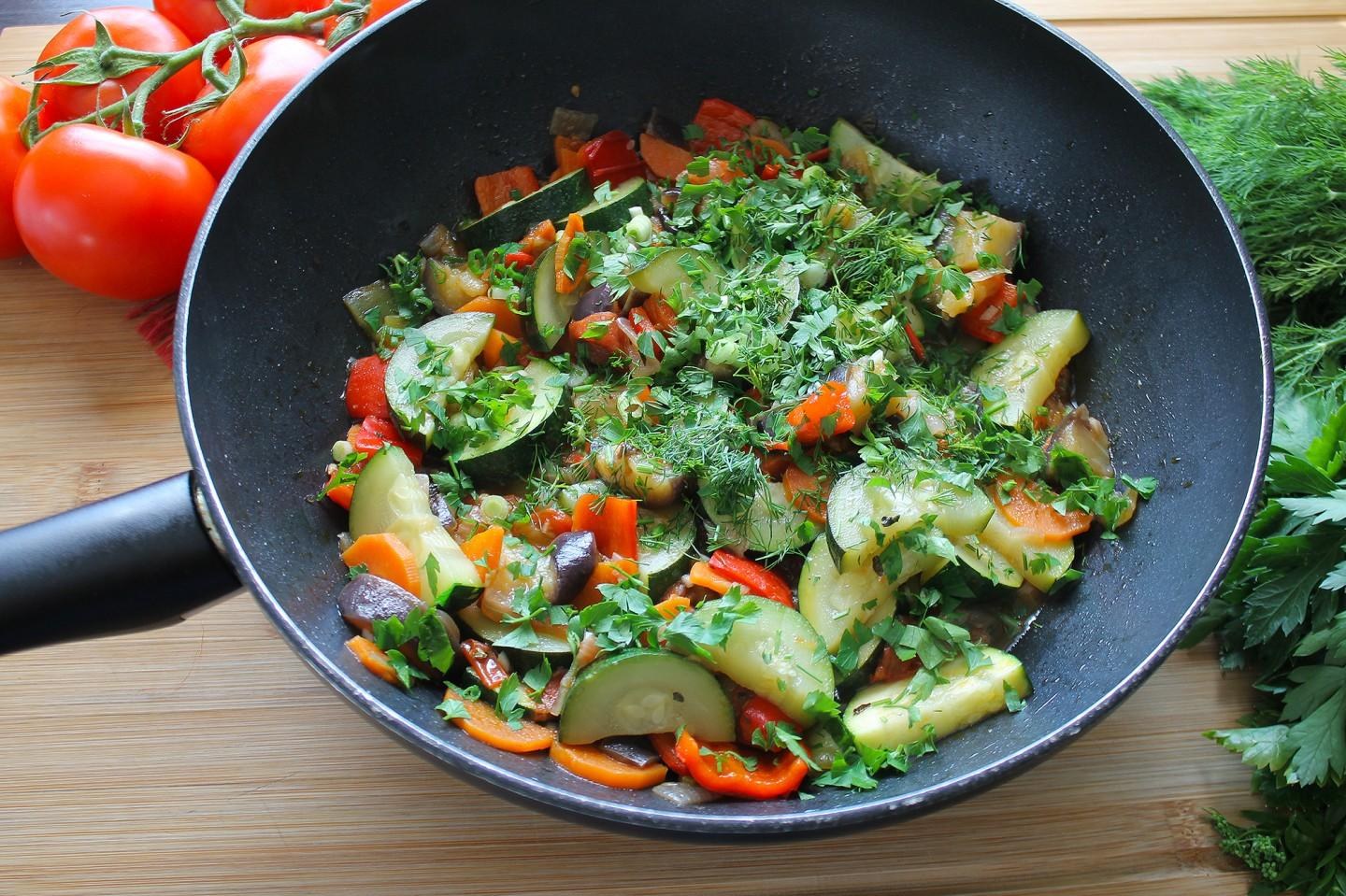Потушить овощи рецепт