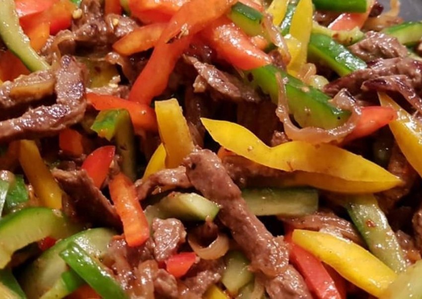 Корейские салаты с мясом