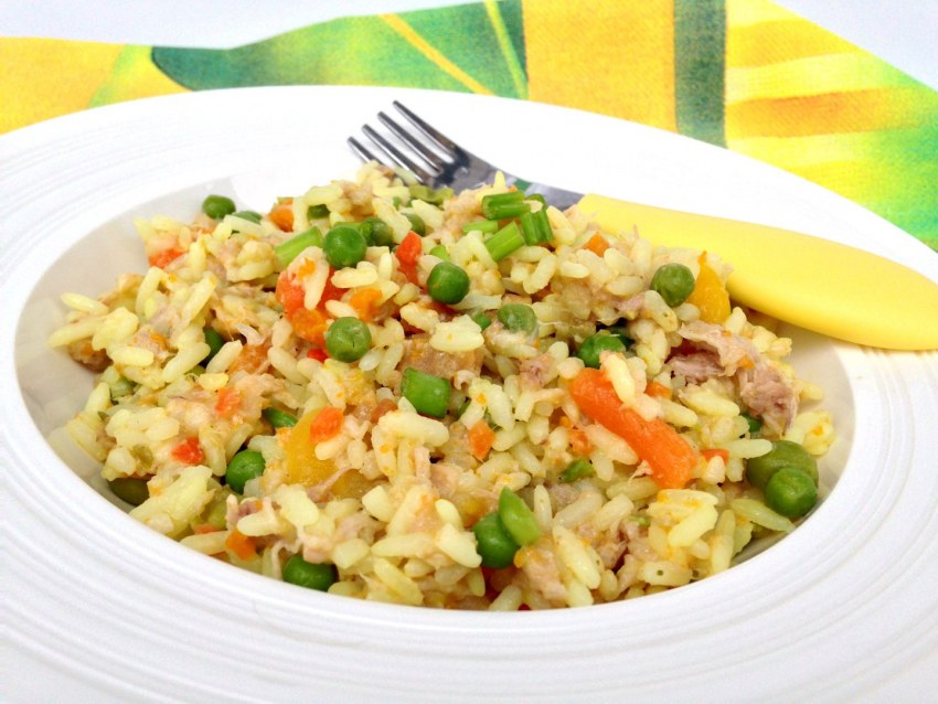 Ризотто с овощами и рисом