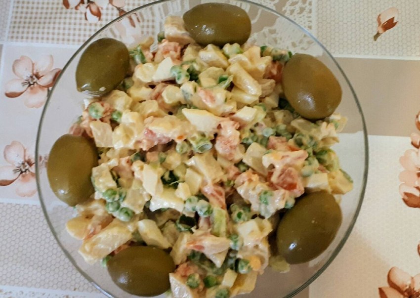 Салат из вареных овощей
