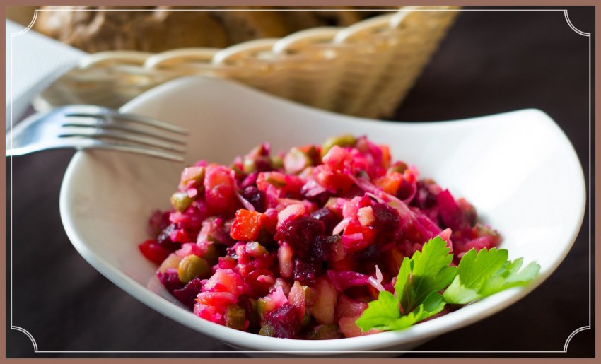 Салат с вареными овощами