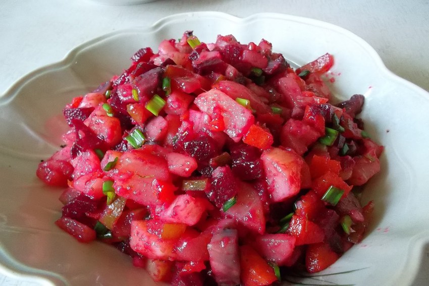 Нисуаз с копченым лососем