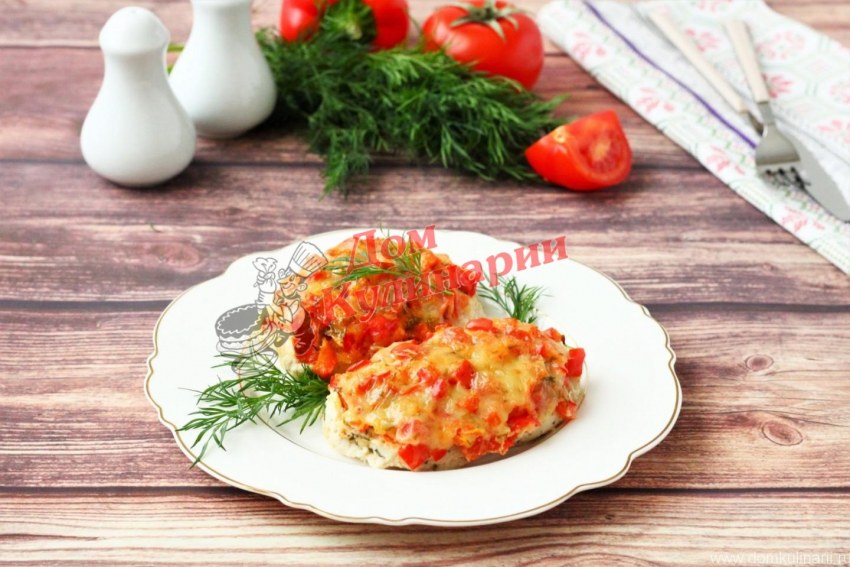 Филе куриные с овощами для запекания
