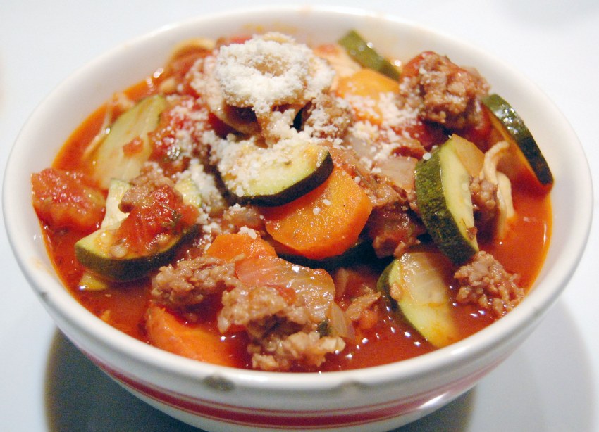 Рагу из курицы с картошкой и овощами