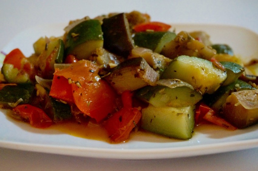 Рагу из кабачков и картошки