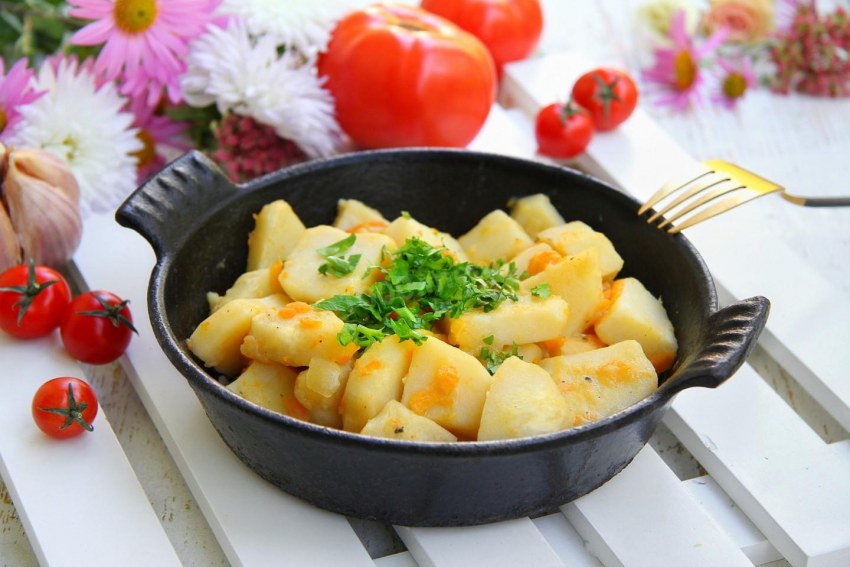 Индейка с овощами