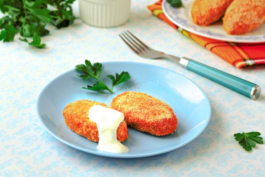 Морковные котлеты в духовке
