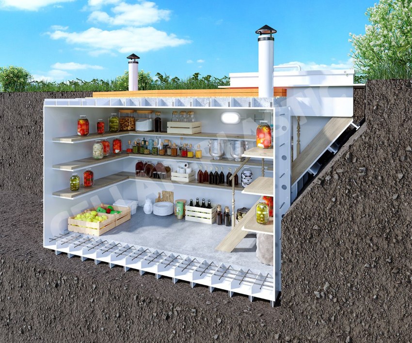 Пластиковый погреб Cellar