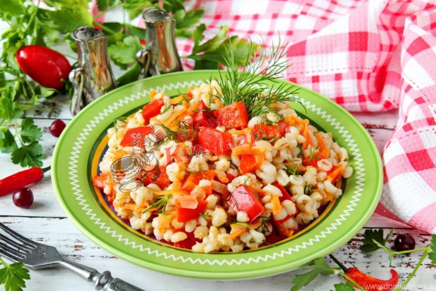 Вкусная перловка на гарнир