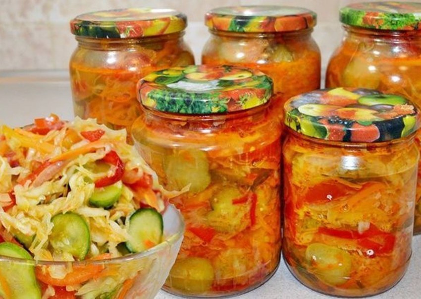 Заготовки на зиму салаты