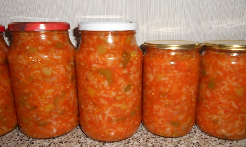 Овощная закуска на зиму