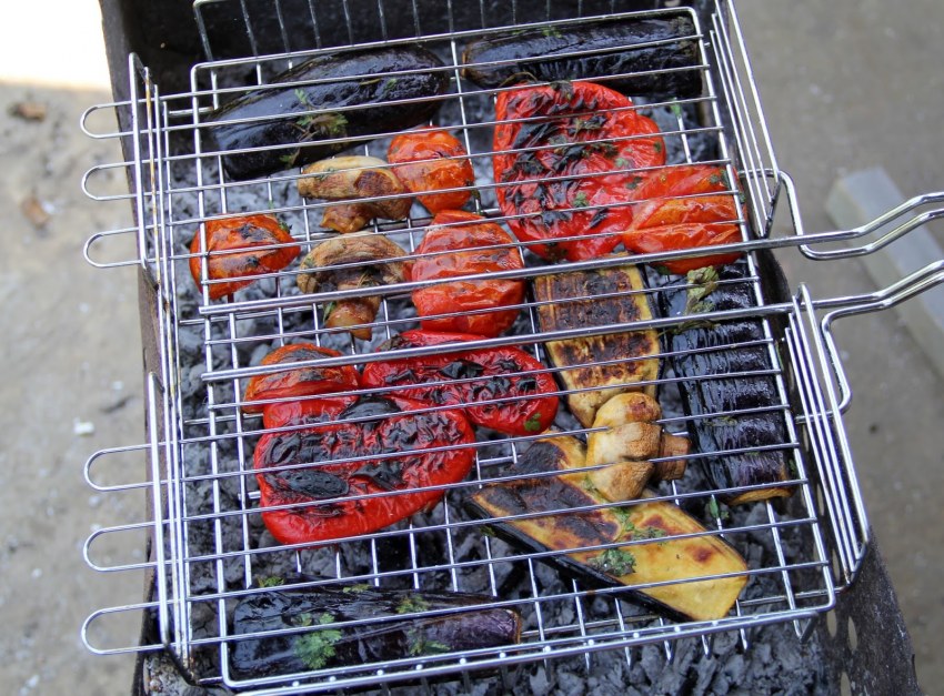 Овощной шашлык