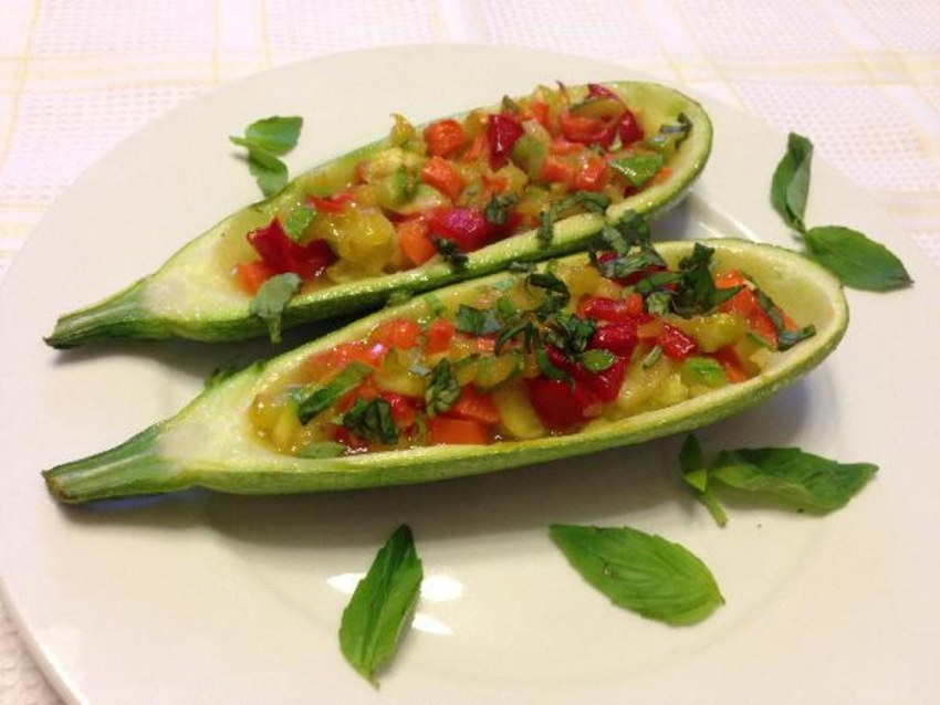 Кабачки цуккини фаршированные