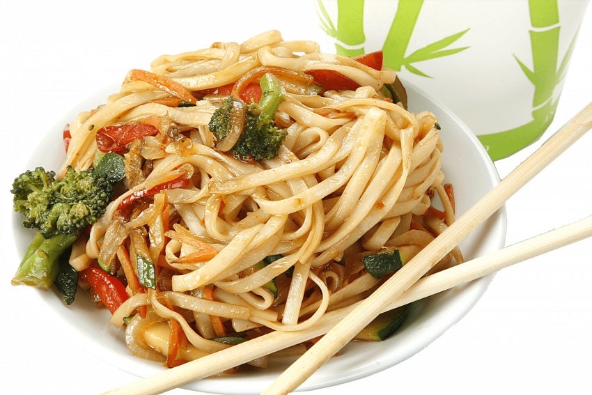 Курица в соусе терияки с овощами и лапшой perfetto 250г