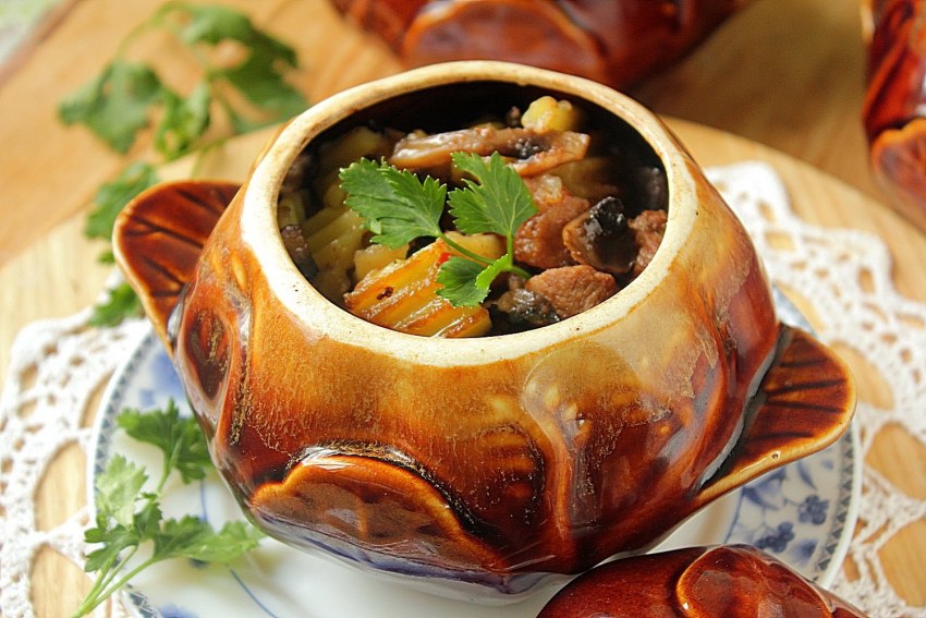 Чанахи в горшке