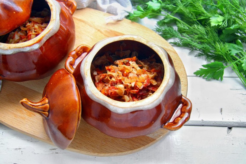 Овощи в горшочке по-гречески