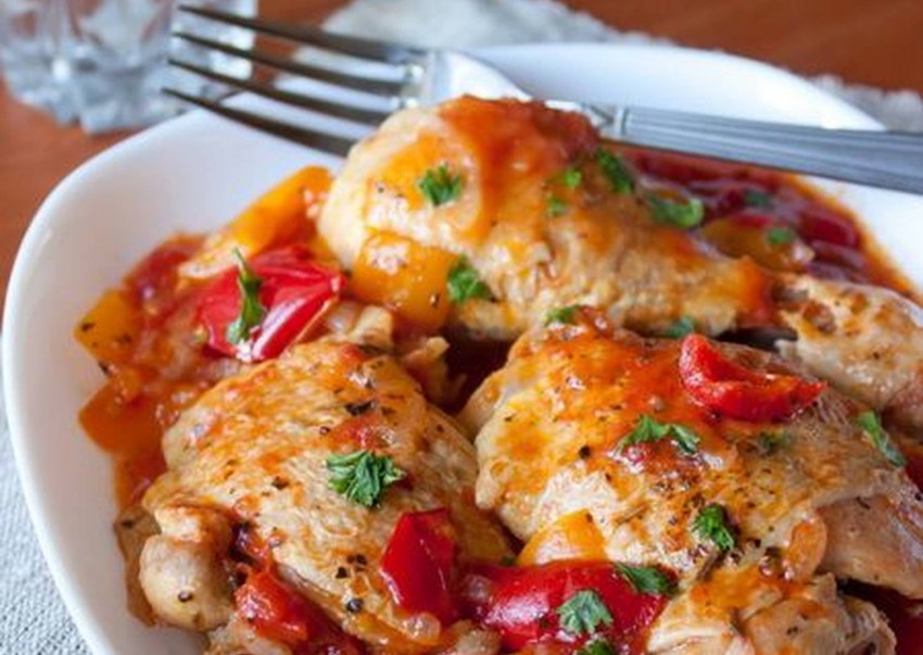 Цыпленок с овощами