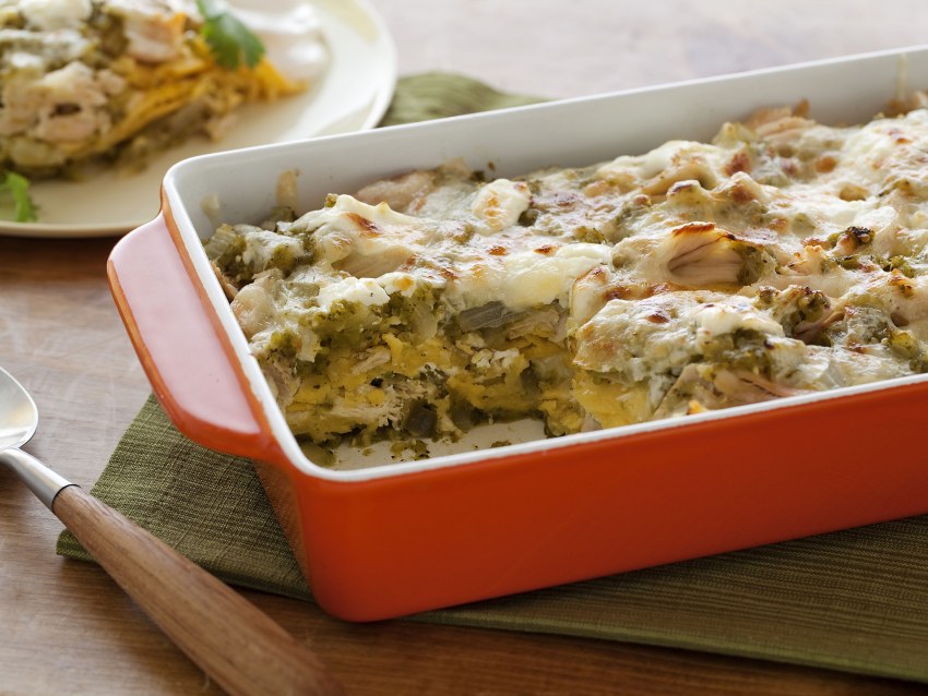 Запеканка с курицей и овощами