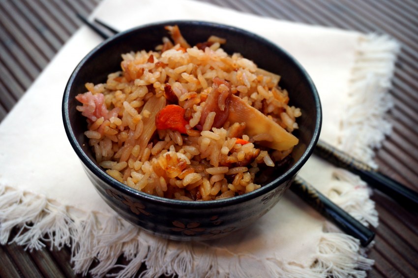 Гохан рис с овощами
