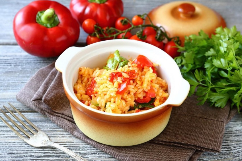 Плов с овощами