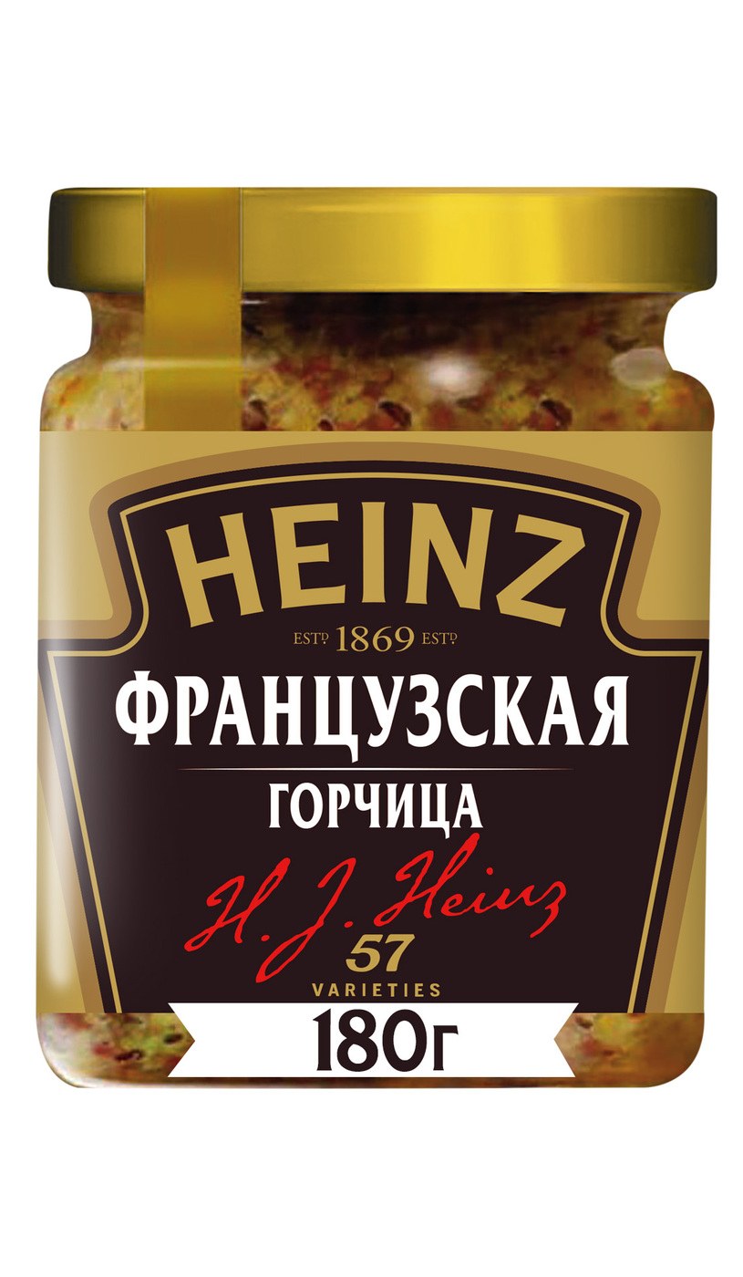Горчица французская Heinz 180г*6шт
