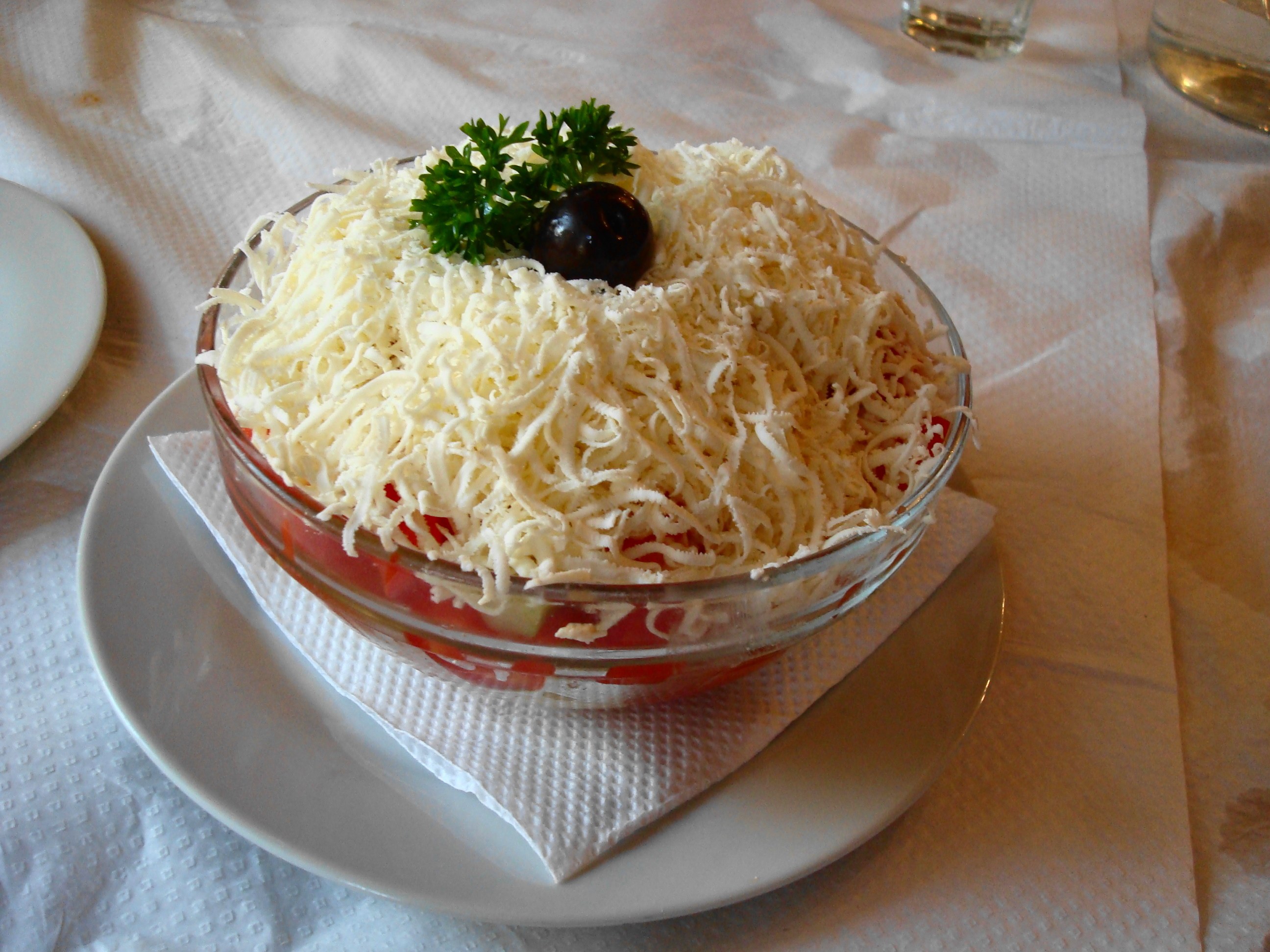 Шопский салат Черногория