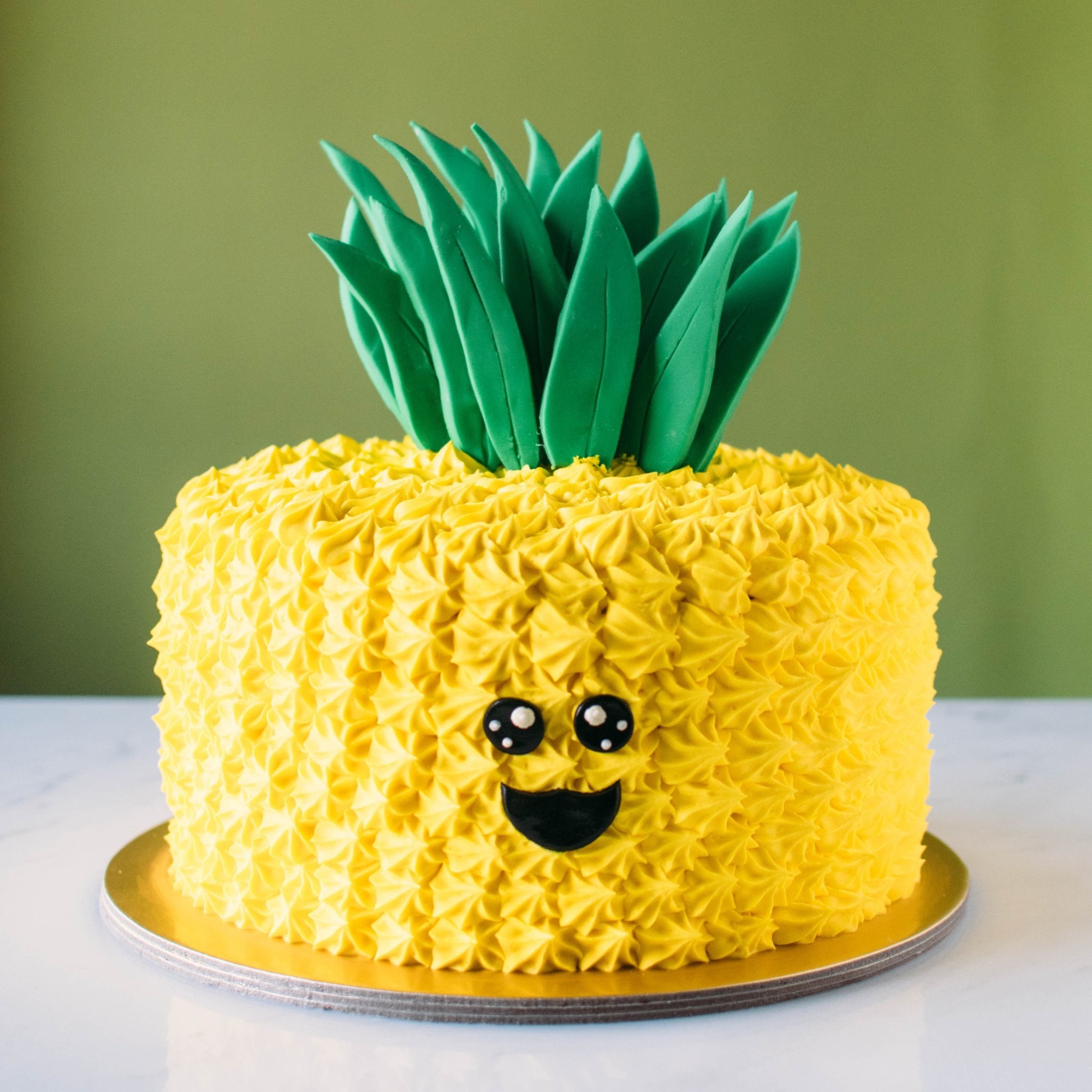 Pineapple Cake Fondant