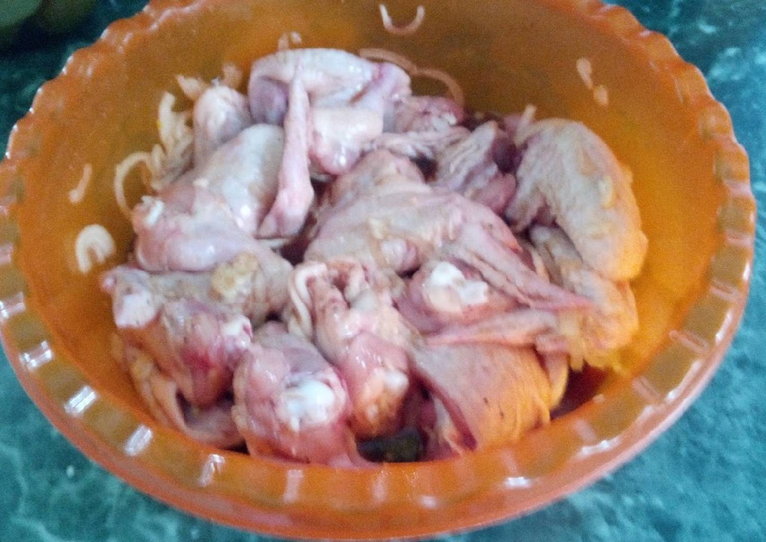 Шашлык куриный в маринаде