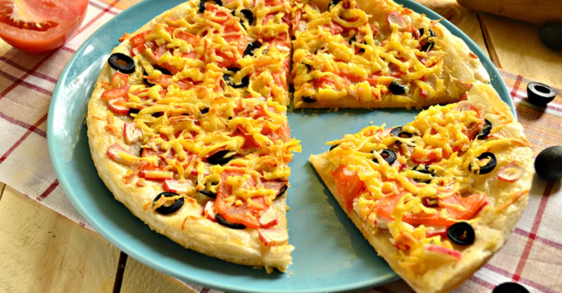 вкусная начинка для пиццы с крабовыми палочками (120) фото