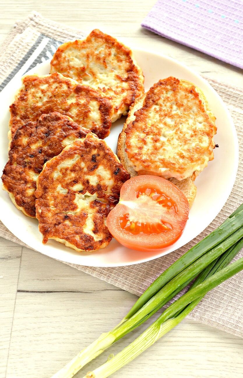 Мясные оладьи на скорую руку